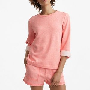 Loft Lou & Grey Texture Terry Top + Shorts